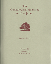 The Genealogical Magazine of New Jersey: January 2015, Number 1 – Jane Fletcher Fiske