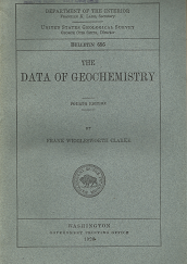 United States Geological Survey Bulletin 695: The Data of Geochemistry (Fourth Edition) (1920) ~ by Frank Wigglesworth Clarke