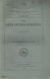 United States Geological Survey Bulletin 695: The Data of Geochemistry (Fourth Edition) (1920) ~ by Frank Wigglesworth Clarke