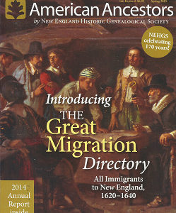 American Ancestors: Volume 16, Number 2, Spring 2015, Introducing the Great Migration Directory