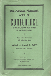 119th Annual Conference Report: April 3, 4 and 6, 1949