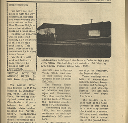 Restoration Reporter: Nauvoo, Hancock County, Illinois Volume 4, Number 1, August 1975