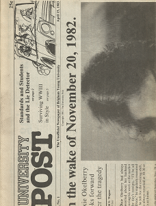 University Post: Volume 1, Number 1, April 15, 1983