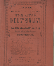 The Utah Industrialist: November, Volume 11, Number 4