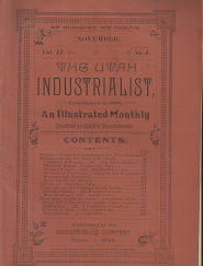 The Utah Industrialist: November, Volume 11, Number 4
