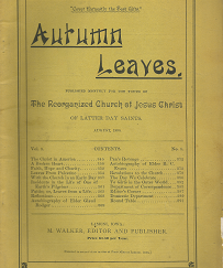 Autumn Leaves: August 1890, Volume 3, Number 8