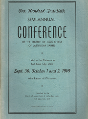 One Hundred Twentieth Semi-Annual Conference Report -- October 1949