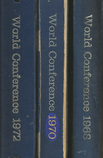 World Conference: Set of Three, 1968, 1970, 1972 [Set]