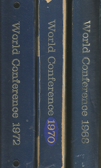 World Conference: Set of Three, 1968, 1970, 1972 [Set]