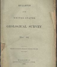 Bulletin of the United States Geological Survey: Number 91[1891]