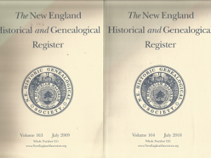 The New England Historical and Genealogical Register: Volumes 163 & 164, July 2009 & 2010