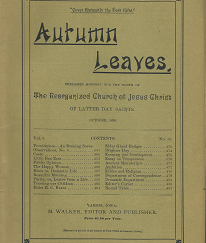 Autumn Leaves: October 1890, Volume 3, Number 10