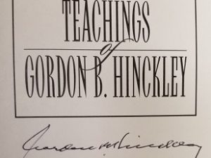 Book Signed by Pres. Gordon B. Hinckley! ~ Teachings of Gordon B. Hinckley