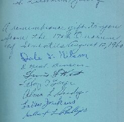 Book Signed by S. Dilworth Young and Others ~ Where is Wisdom? by Stephen L. Richards