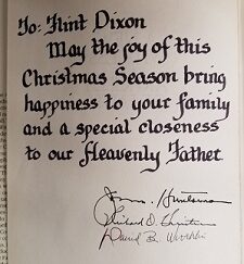 Book Signed by Jon Huntsman ~ New Witness for the Articles of Faith, by Bruce R. McConkie