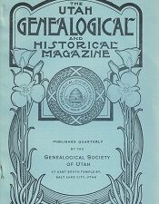 Utah Genealogical and Historical Magazine, July 1927, Vol. XVII   No. 3