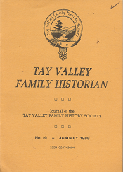Tay Valley Family Historian & Other Booklets[Set of 32]