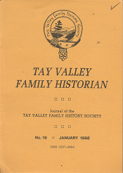 Tay Valley Family Historian & Other Booklets[Set of 32]