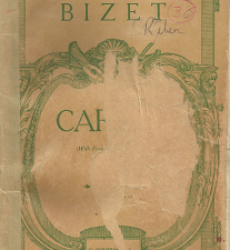 Carmen: Opera in Four Acts – H. Meilhax, L. Halevy & Georges Bizet