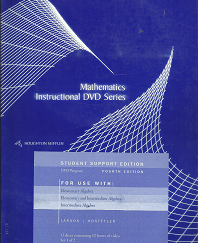 Mathematics Instructional DVD Series - Larson Hostetler - 0618753966