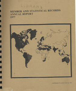 Member and Statistical Records Annual Report: 1977