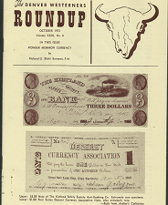 The Denver Westerners Roundup: October 1973, Volume 29, Number 8 – Richard G. Bowman