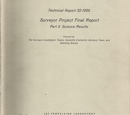 Technical Report 32-1265: Surveryor Project Final Report, Part 2, Science Results