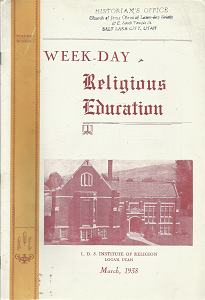 Week-Day Religious Education: Logan, Utah, Volume 2, Number 1