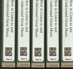 Six Great Courses Fine Arts & Music: How to Listen to and Understand Great Music[Set]