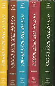 Out of the Best Books — Volumes 1-5 — Bruce B. Clark & Robert K. Thomas — Hardcover Set