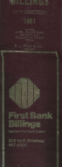 Polk's City Directory: Billings, Montana, 1981