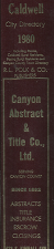 Polk’s City Directory: Caldwell, Idaho, 1980