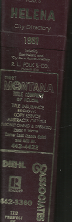 Polk’s City Directory: Helena, Montana, 1981