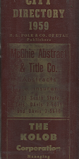 Polk’s City Directory: Salt Lake City, Utah, 1959