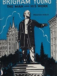 Book with Card “With the Compliments of THE FIRST PRESIDENCY” inside! ~ Brigham Young, the Man and His Work