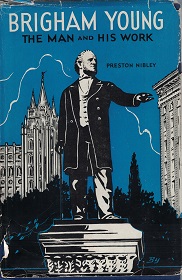 Book with Card “With the Compliments of THE FIRST PRESIDENCY” inside! ~ Brigham Young, the Man and His Work