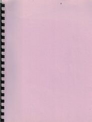 Unique Book by Zula C. Brinkerhoff ~ Comb Spine Binding