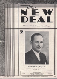 1934 ~ The New Deal ~ Magazine ~ Vol. 9, No. 40 ~ Owned by Elder Anthony Ivins of the First Presidency