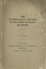 The Reorganized Church in the Light of Court Decisions – Paul E. Reimann