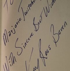 Footprints in the Wilderness ~ 1991 ~ First Edition ~ Signed by Kerry Ross Boren