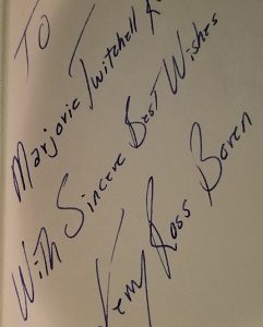 Footprints in the Wilderness ~ 1991 ~ First Edition ~ Signed by Kerry Ross Boren