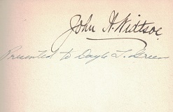 Book Signed Twice by John A. Widtsoe! ~ Gifted to Doyle L. Green (Mormon Author)