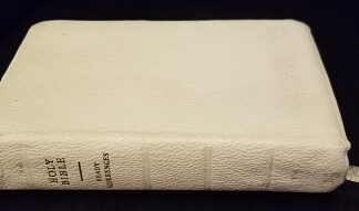 White French Morocco ~ Holy Bible with Ready References