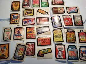 30 TOPPS Stickers ~ Collector Card Sized ~ Topps Chewing Gum
