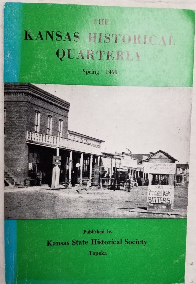 The Kansas Historical Quarterly, Spring 1960