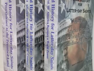 World History for Latter-Day Saints --- 3 Volume Set --- Robert R. Newell --- Softbound Set -- Vol.1 Signed by Author -- Vol.3 Inscribed & Signed by Author
