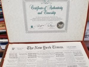 1933 ~ New York Times Newspaper ~ Issue From September 19, 1933 ~ Certificate of Authenticity