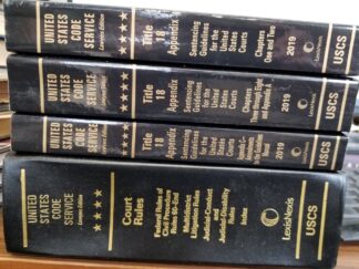 4 Volume Set ~ United States Code Service ~ 2019
