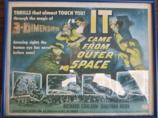 It Came From Outer Space ~ Original Movie Poster ~ Framed ~ Copyright 1953