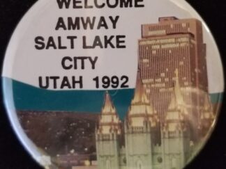 Pin ~ Welcome AMWAY Salt Lake City Utah 1992